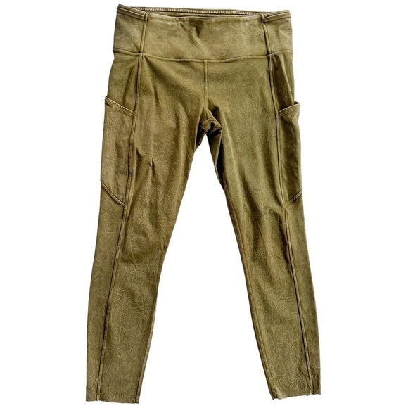 Lululemon Fast and Free High Rise Tight 25" *Ice Dye
Ice Wash Hazel Green 10 - Picture 2 of 8